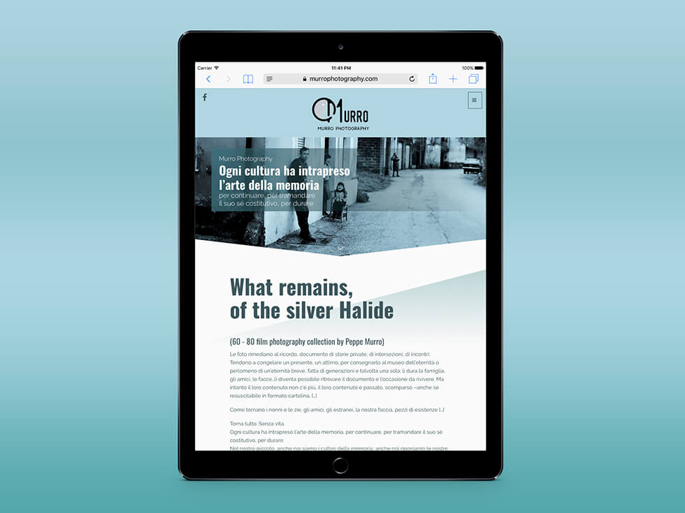 Murro Photography website