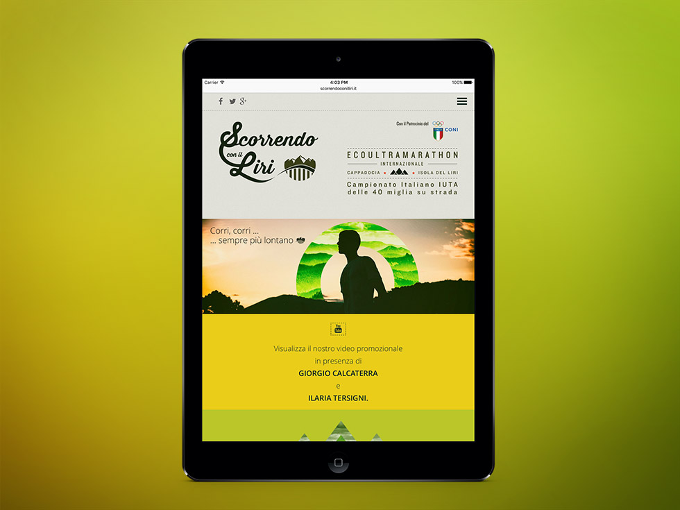 Scorrendo con il Liri website