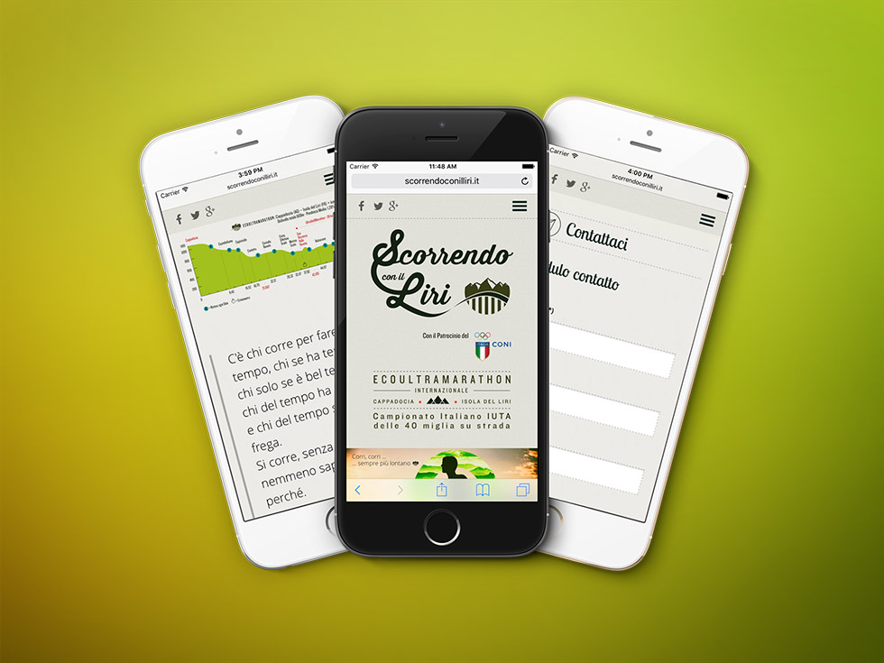 Scorrendo con il Liri website